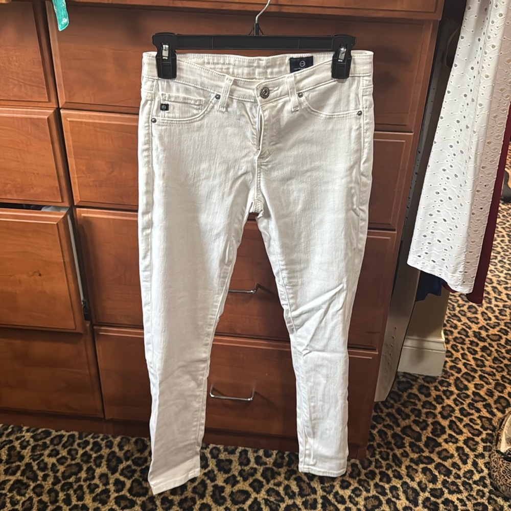 AG white jeans